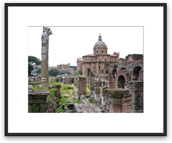 The Roman Forum Framed Fine Art Print