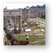 The Roman Forum with Arch of Septimius Severus Metal Print