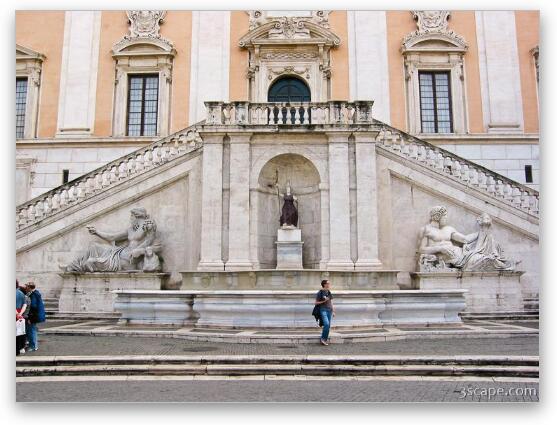 Campidoglio e Musei Capitolini Fine Art Print