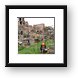 Workers at the Roman Forum Framed Print