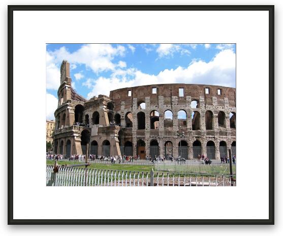 The Colosseum Framed Fine Art Print