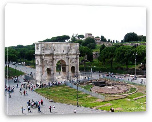 The Arch of Constantine Fine Art Canvas Print