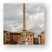 Fountain of the four Rivers and obelisk in Piazza Navona Metal Print