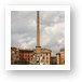 Fountain of the four Rivers and obelisk in Piazza Navona Art Print