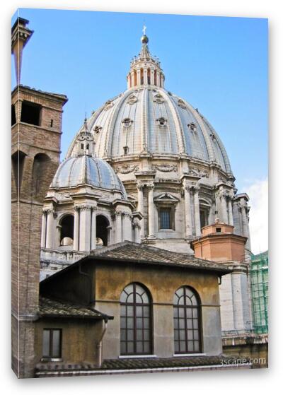 Dome of St. Peter's Fine Art Canvas Print