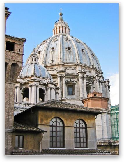Dome of St. Peter's Fine Art Metal Print