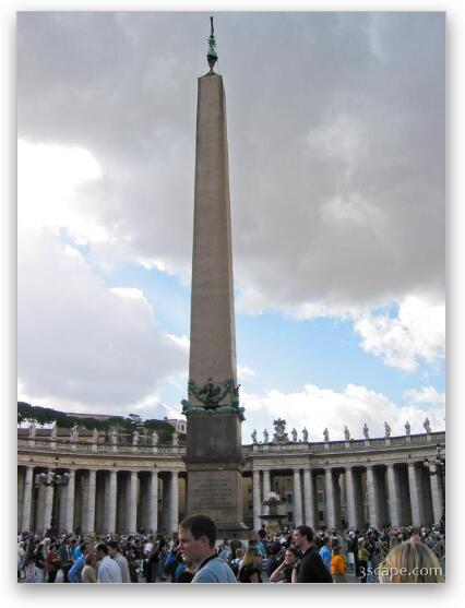 Obelisk in St. Peter's Square Fine Art Print