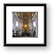 Inside St. Peter's Basilica Framed Print