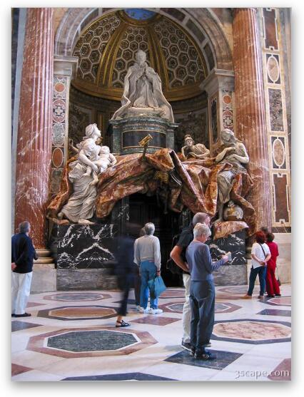 Inside St. Peter's Basilica Fine Art Metal Print