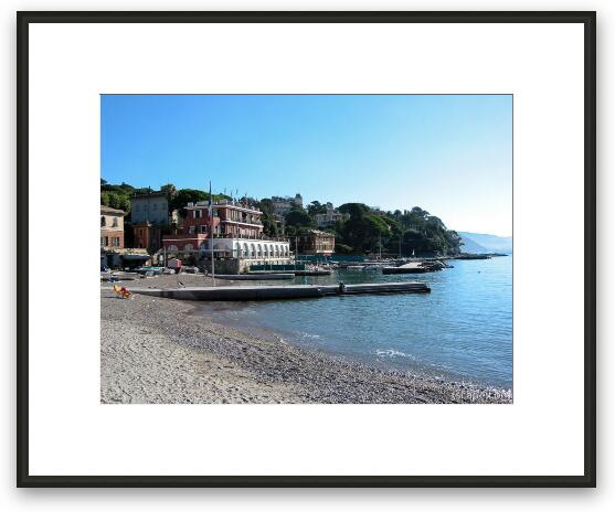 Santa Margarita, the Italian Riviera Framed Fine Art Print