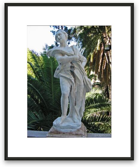 Statue Framed Fine Art Print