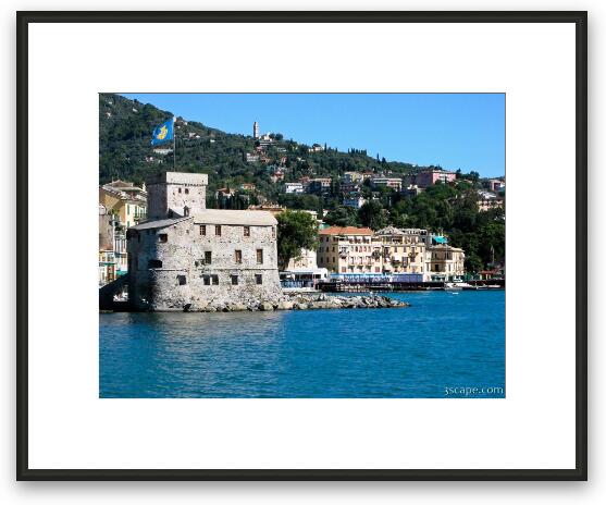 Rapallo - Castle on the Sea Framed Fine Art Print
