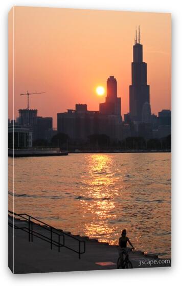 Chicago Skyline Fine Art Canvas Print