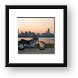 Virago 535s and Chicago Skyline Framed Print