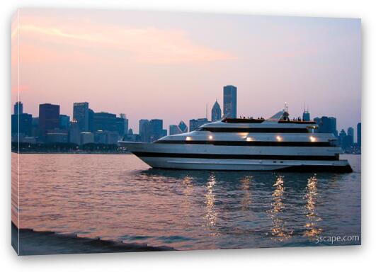 The Odyssey Cruise, Chicago Fine Art Canvas Print