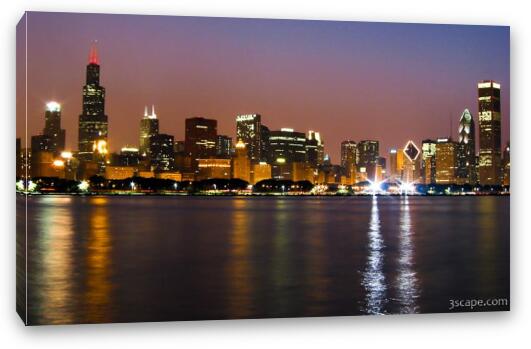 Chicago Skyline Fine Art Canvas Print