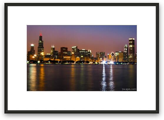 Chicago Skyline Framed Fine Art Print