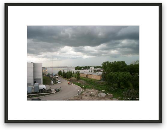 Storm clouds over Illinois Framed Fine Art Print