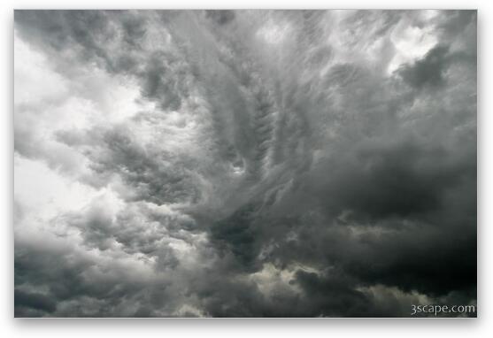Storm clouds over Illinois Fine Art Print