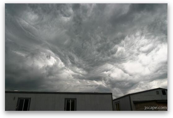 Storm clouds over Illinois Fine Art Metal Print