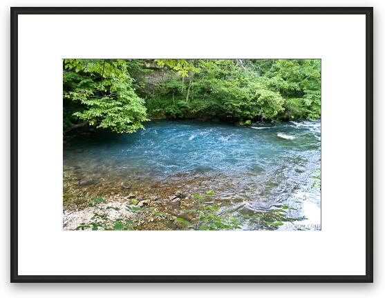 Another spring coming out of the ground Framed Fine Art Print