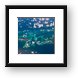 A view of the Bahamas from the air. Framed Print
