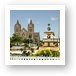Catholic church and Independence Square, Basseterre Art Print