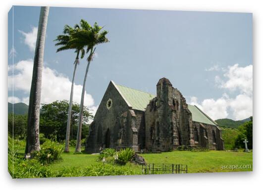 Old Methodist church Fine Art Canvas Print