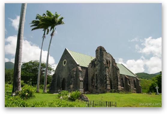 Old Methodist church Fine Art Metal Print