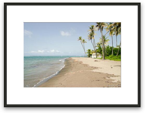 Dieppe Bay Beach, St. Kitts Framed Fine Art Print