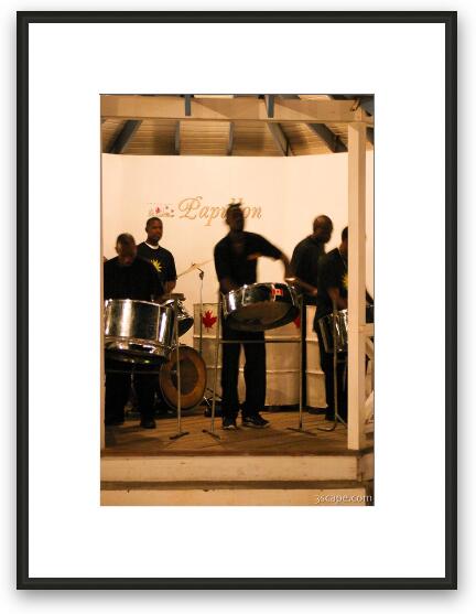 The Maple Leaves - steel drum band Framed Fine Art Print