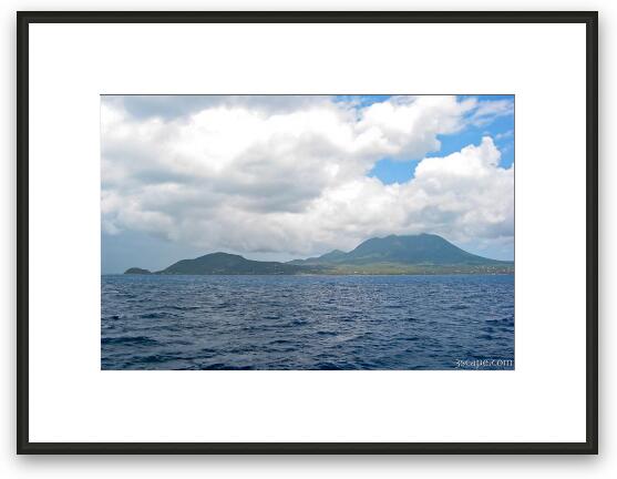 Nevis, St. Kitts' sister island Framed Fine Art Print