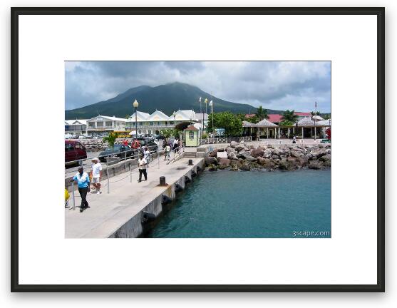 Charlestown, Nevis Framed Fine Art Print