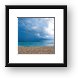 The storm that passed us, dumping rain for all of 10 minutes. Framed Print