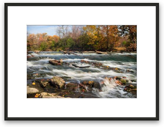 Des Plaines River, IL Framed Fine Art Print
