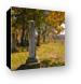 Taylor Cemetery, Est. 1837 - Galena, IL Canvas Print