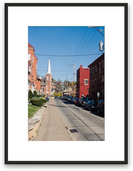 Galena side street Framed Fine Art Print