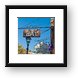 Eat sign Framed Print