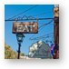 Eat sign Metal Print