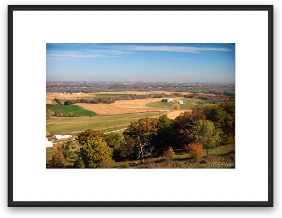 Iowa landscape Framed Fine Art Print