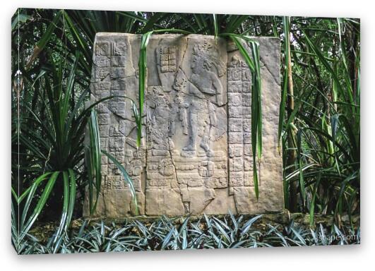 Ancient Mayan ruin Fine Art Canvas Print