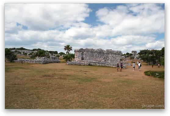 The Mayan ruins of Tulum Fine Art Metal Print