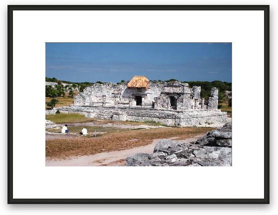 The Mayan ruins of Tulum Framed Fine Art Print