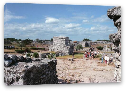 The Mayan ruins of Tulum Fine Art Canvas Print