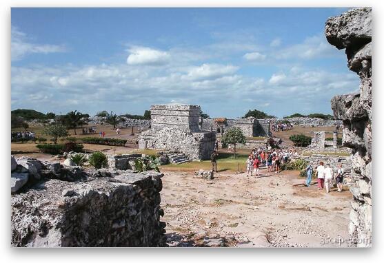 The Mayan ruins of Tulum Fine Art Print