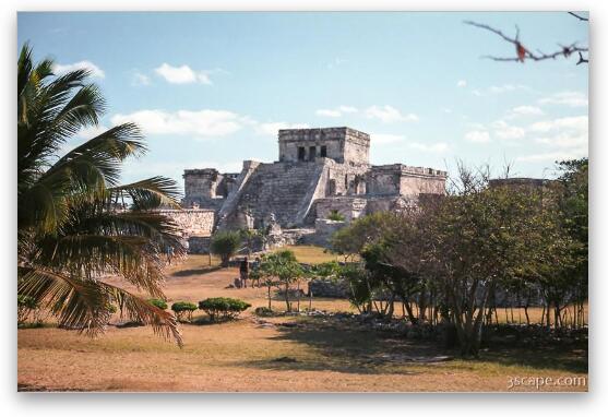 The Mayan ruins of Tulum Fine Art Metal Print