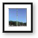 Performers high in the air  pole dancers? Framed Print