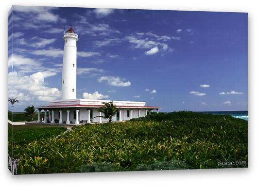 Punta Colarain Lighthouse Fine Art Canvas Print