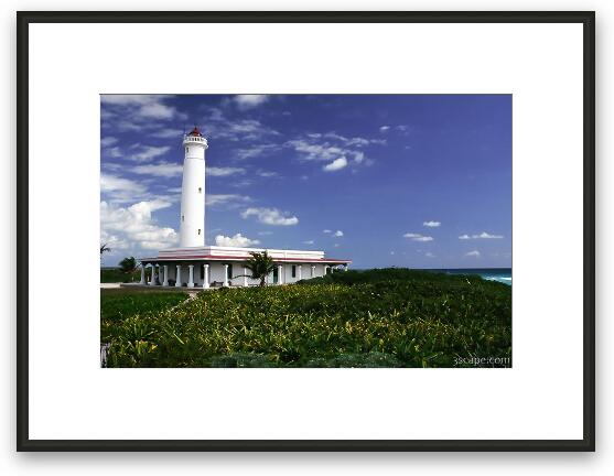 Punta Colarain Lighthouse Framed Fine Art Print