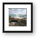 The Atlantic side of Cozumel is rocky with many natural bridges Framed Print